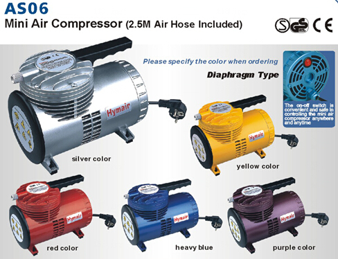 Hymair Mini Air Compressor (2.5M Air Hose Included) (AS06)
