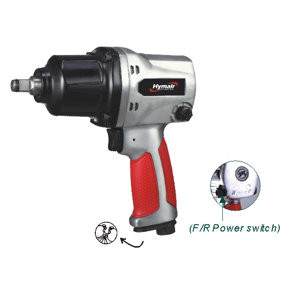 1/2'' Super Duty Twin Hammer Air Impact Wrench (AT-5040R)