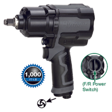  1/2" Super Duty Composite Body Air Impact Wrench (Twin Hammer) (NST-5040H)