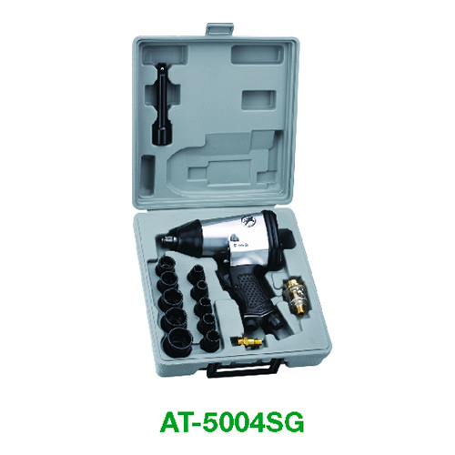 17 Pc 1/2" Air Impact Wrench Kit (AT-5004BSG | AT-5004SG | AT-5004)