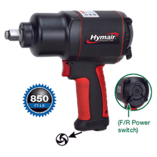 1/2" Composite Body Super Duty Air Impact Wrench (Twin Hammer) (AT-251)