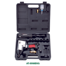 15 Pc 1/2" Air Impact & 3/8" Ratchet Wrench Kit (AT-5008BSG | AT-5008)