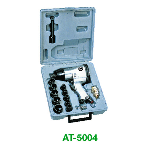 17 Pc 1/2" Air Impact Wrench Kit (AT-5004BSG | AT-5004SG | AT-5004)